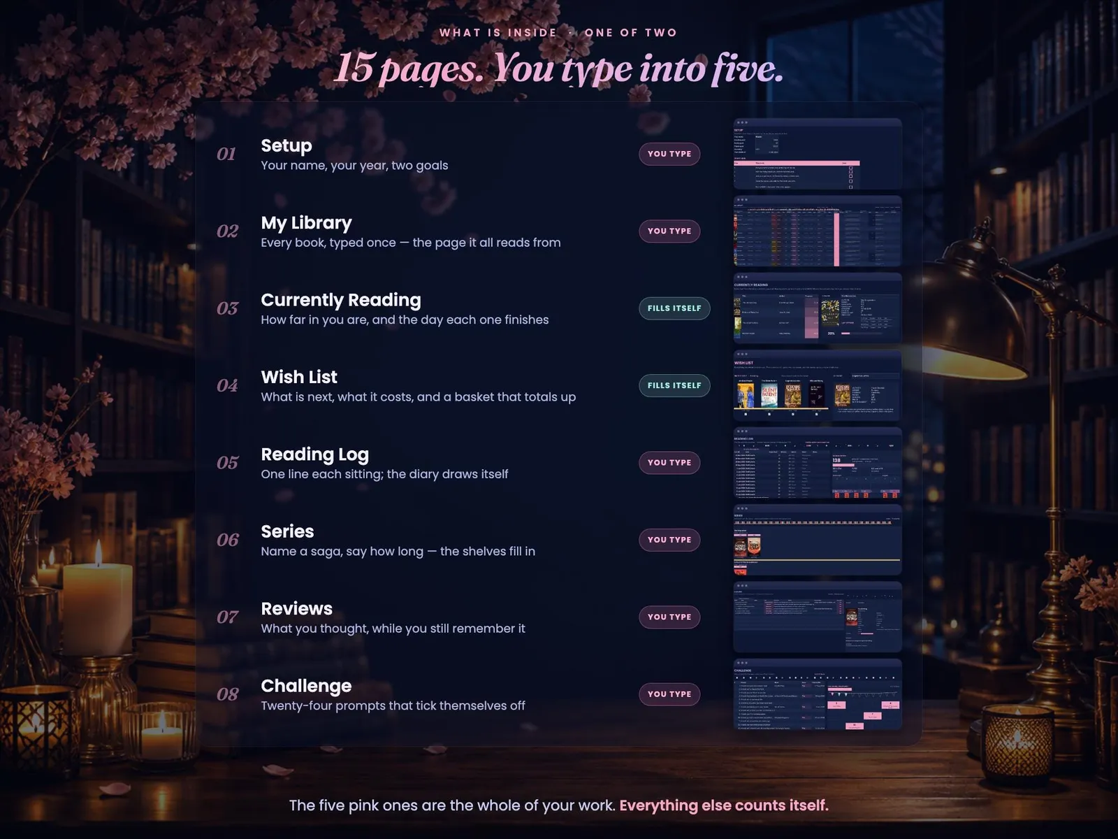 Dark Mode Book Tracker — screen 3