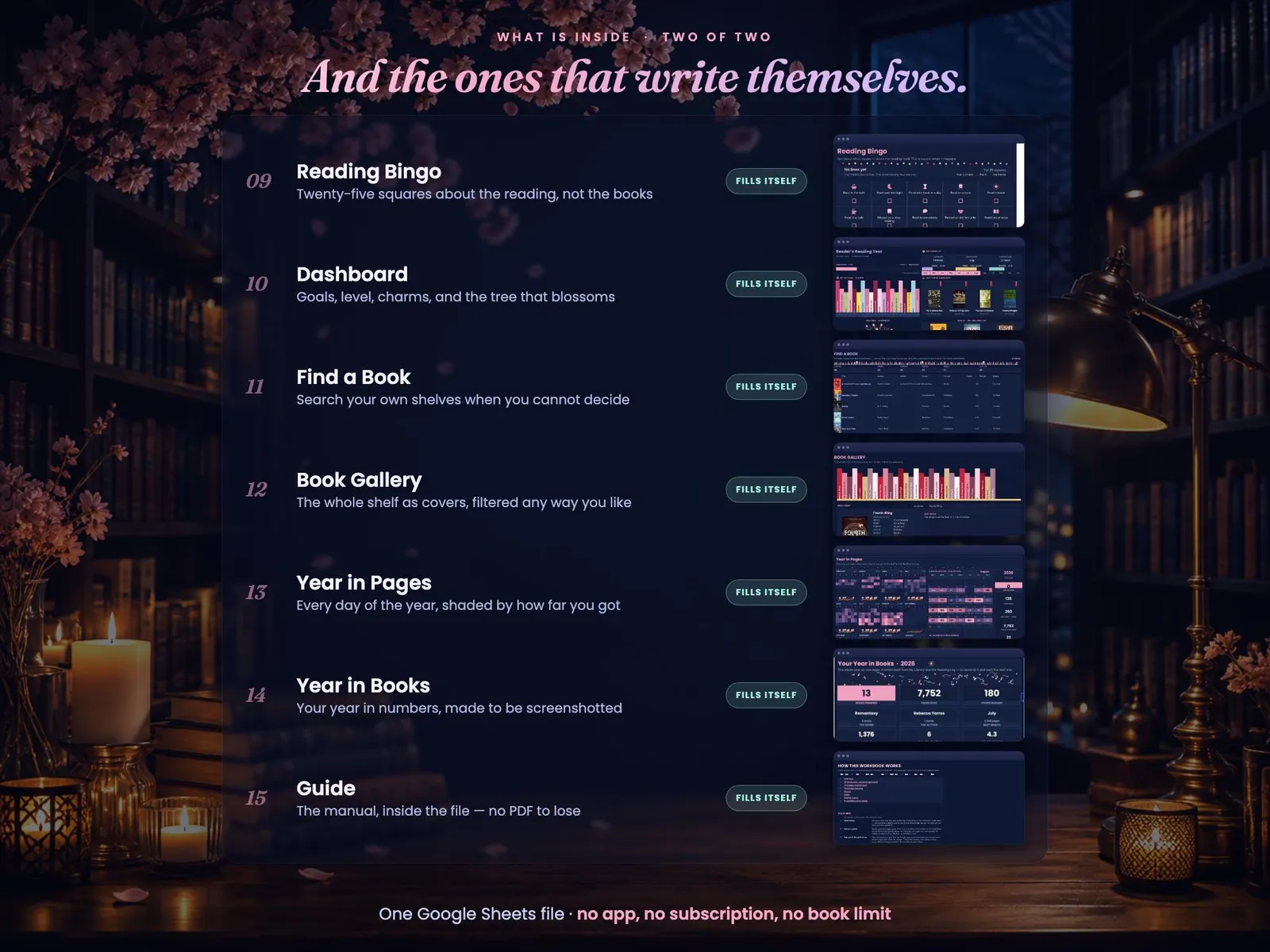Dark Mode Book Tracker — screen 4