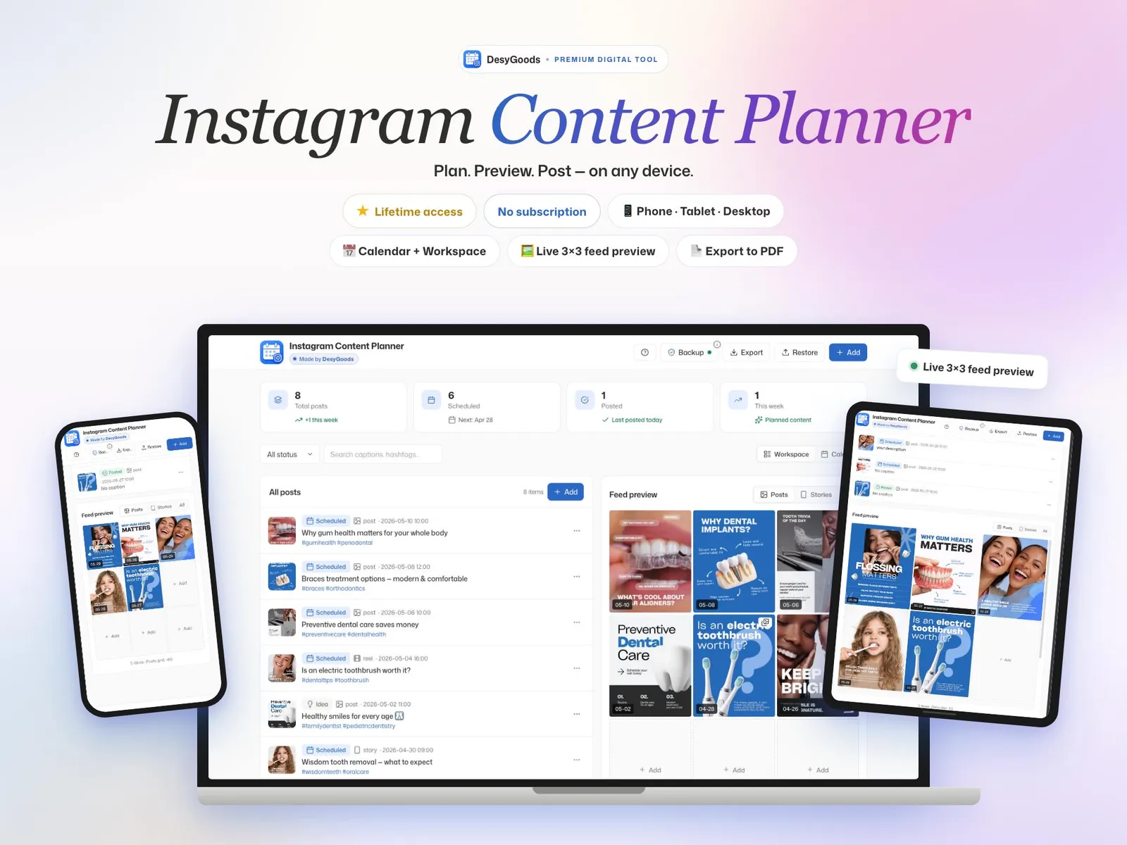 Instagram Content Planner