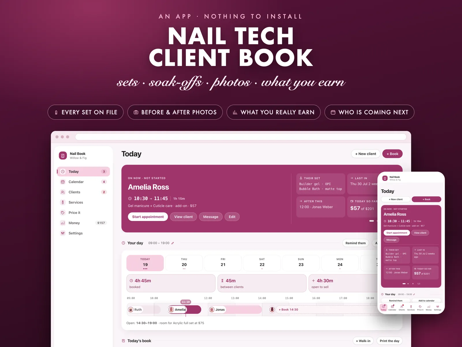 Nail Tech Client Book