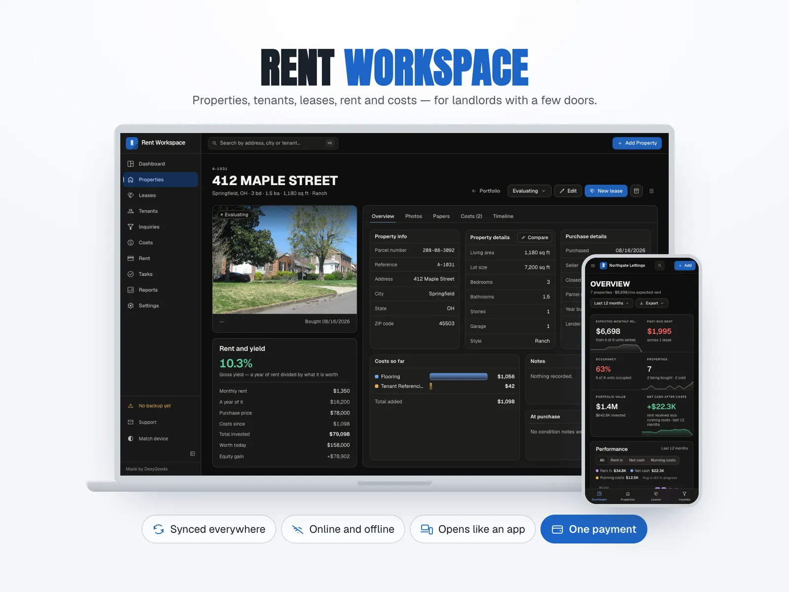 Landlord Property Management App