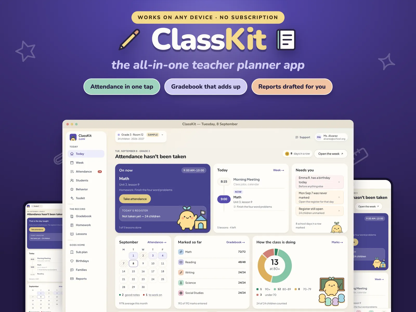 ClassKit Teacher Planner