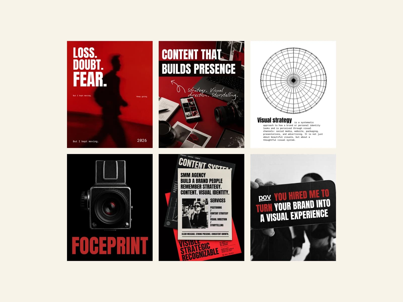 Coach Instagram templates — selected layouts