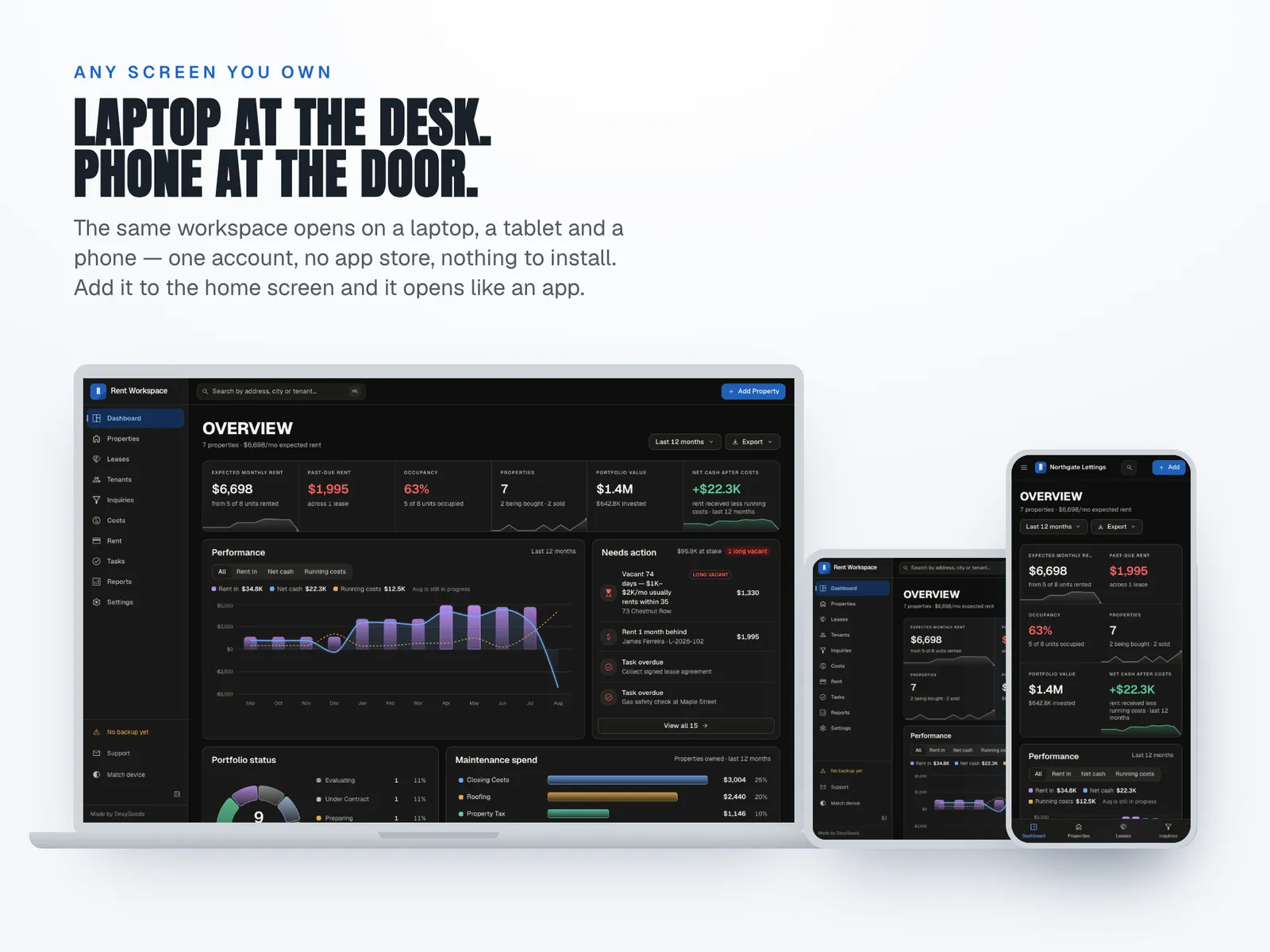 Landlord Property Management App — screen 3