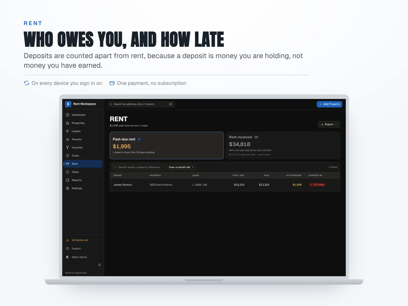 Landlord Property Management App — screen 5