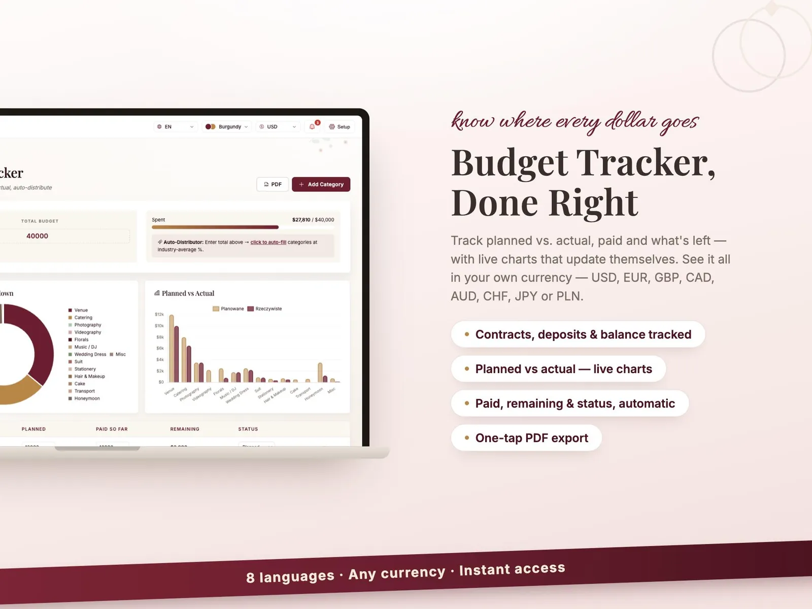 All-in-One Digital Wedding Planner — screen 3