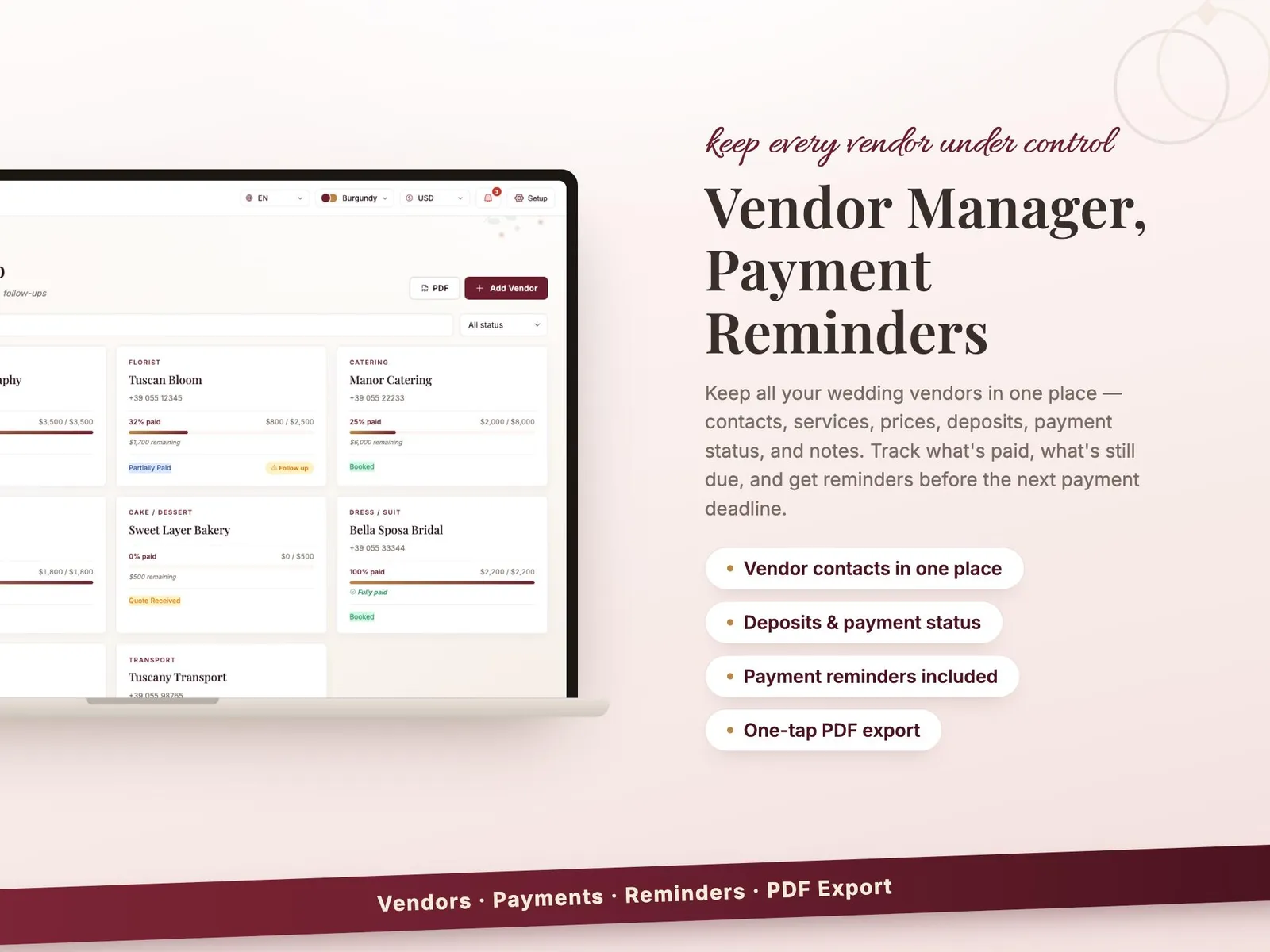 All-in-One Digital Wedding Planner — screen 4