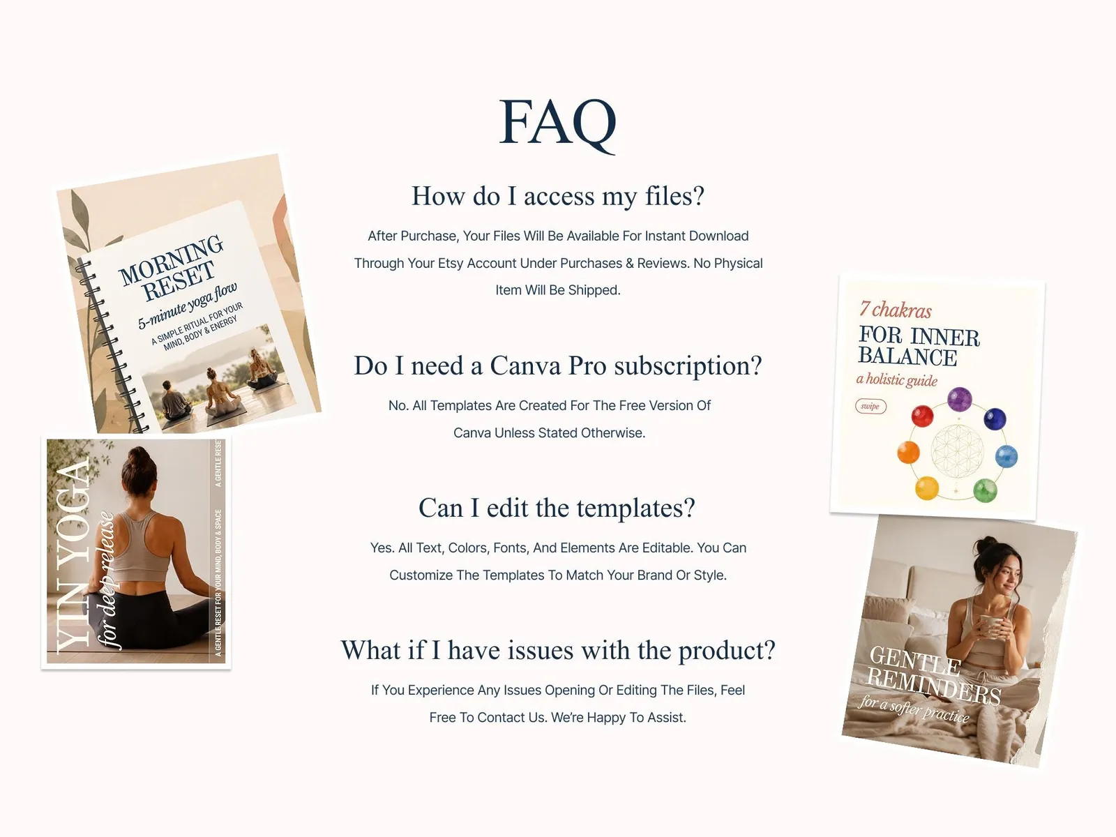 Yoga Carousel Templates — what is inside, 4